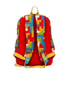 Backpack Coral High Kids Blocks Color Large 2 Comp. Red 23775