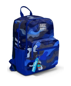 Backpack Coral High Kids Army Large 2 Comp. Blue 23689