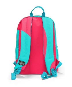 Backpack Coral High Kids Patterned Multicolor Large 2 Comp. Neon Coral Blue 23685
