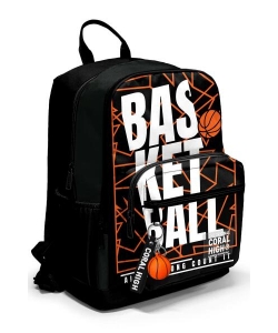 Backpack Coral High Kids Basketball Count It Large 2 Comp. 23639