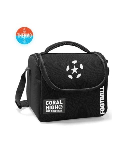 Lunch Bag Coral High Kids Football Club Thermo Black 22798