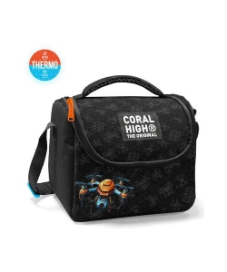 Lunch Bag Coral High Kids Drone Thermo Black 22791