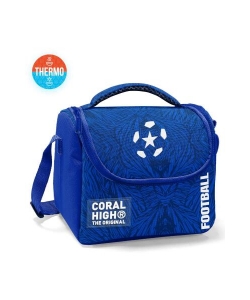 Lunch Bag Coral High Kids Football Club Thermo Blue 22797
