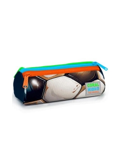 Pencil Case Coral High Kids Football Club Triangular 3 Comp. Blue 22095