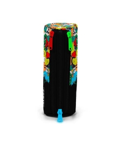 Pencil Case Coral High Kids Monsters Triangular 3 Comp. Black 22090