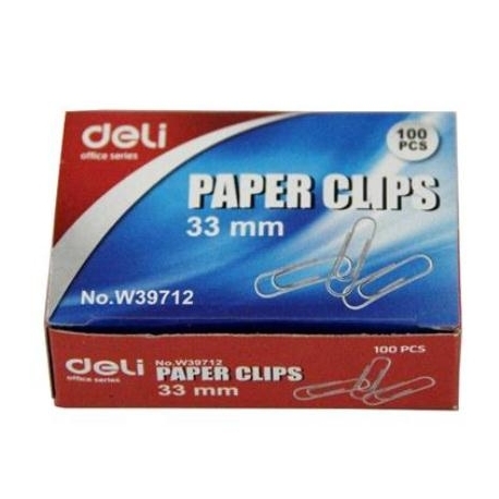 Paper Clip Deli 33Mm 100/Pack W39712