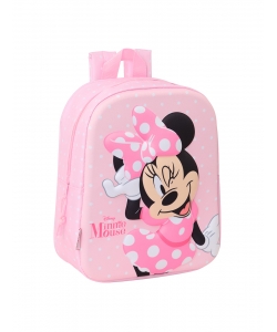 Backpack Minnie Mouse 3D Small 27Cm 622551011