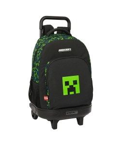 Backpack Minecraft W/Removable Trolley Large 3 Comp. 6125479
