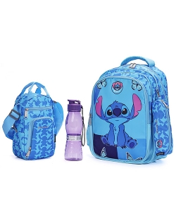 Backpack Leopard Kids 4 Comp Stitch Set 4Pcs 25191