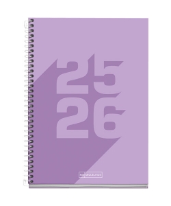 Diary Mr Basic Plus 150X213 1Dpp Mauve 26872