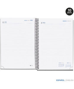 Diary Mr Basic Plus 150X213 1Dpp Mauve 26872