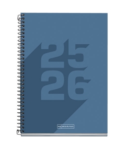 Diary Mr Basic Plus 150X213 1Dpp Navy 26873