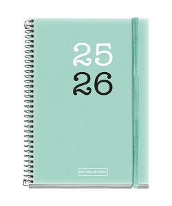Diary Mr Activa 117 X174 Pp 1Dpp W/Elastic Aquamarine 26820