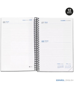 Diary Mr Activa 117 X174 Pp 1Dpp W/Elastic Black 26819