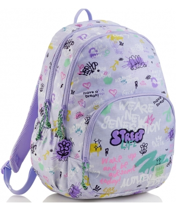 Backpack Mr Wake Up Large 2 Comp 19443