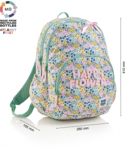 Backpack Mr Happy Flower Large 2 Comp. 19479