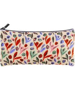 Pencil Case Mr Leaves The Wind Flat Padded Flowers 37283