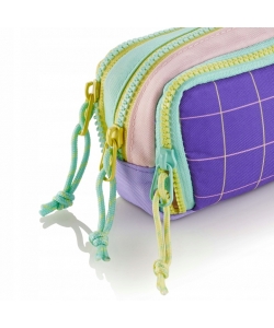 Pencil Case Mr Rider Squared 3 Comp. Purple 19671