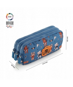 Pencil Case Mr Rock Star Rectangular 3 Comp. 19409