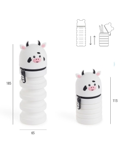 Pencil Case Mr Back 2 Fun Silicone Growing Pets Cow 19349