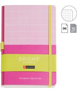 Notebook Mr Bright A5 Dotted 96Sh Pink 8264