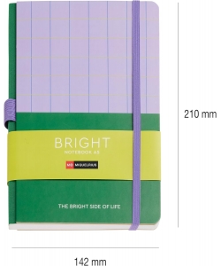 Notebook Mr Bright A5 Dotted 96Sh Green 8263