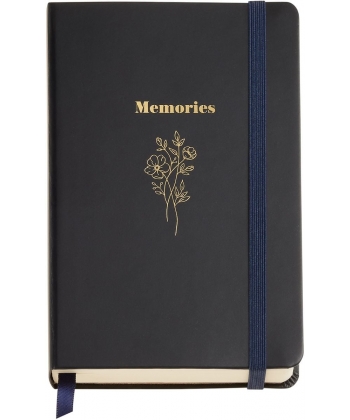 Notebook Mr British Bloom 90X140 Plain 100Sh W/Elastic Bouquet 8240