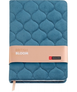 Notebook Mr British Bloom A5 Dotted 80Sh 70G Velvet Blue 8238