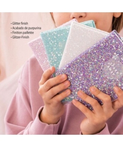 Notebook Mr Back To Fun Shiny Dotted Lilac 8284