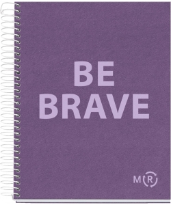 Notebook Mr Be Eco A5 Ruled 1Sub 80Sh 90G Pp Spiral Amethyst 46906