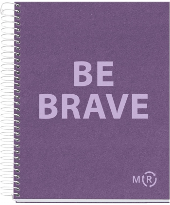 Notebook Mr Be Eco A5 Ruled 1Sub 80Sh 90G Pp Spiral Amethyst 46906