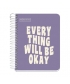 Notebook Mr Messages Purple