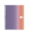 Notebook Mr Aurora A4 Ruled 4Sub 120Sh 70G Pp Spiral Provence 4260