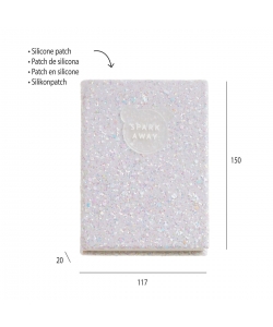 Notebook Mr Back To Fun Shiny Dotted White 8283