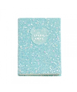 Notebook Mr Back To Fun Shiny Plain Blue