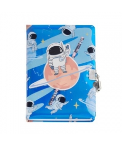 Notebook Mr Back 2 Fun Holographic Astronaute W/Lock 7583
