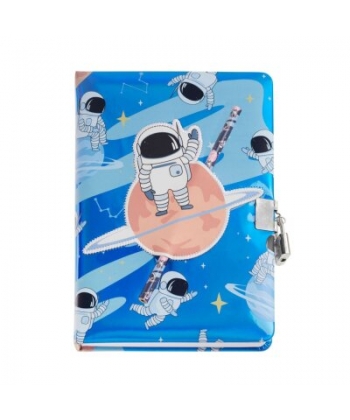 Notebook Mr Back 2 Fun Holographic Astronaute W/Lock 7583