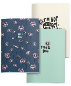 Notebook Mr Daisies A5 Dotted 3/Pack Stitched 8189
