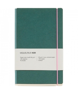 Notebook Mr 1839 Collection 130X210 Dotted W/Elastic Green Retro 8274