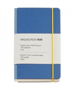 Notebook Mr 1839 Collection 90X142 Dotted W/Elastic Blue Retro 8278