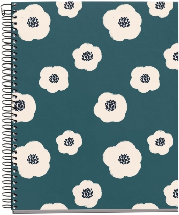 Notebook Mr Keep It Simple A5 Ruled 4Sub 100Sh 70G Spiral Green 4060