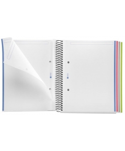 Notebook Mr Graphite A5 Plain 4Sub 160Sh Spiral Plain 2121