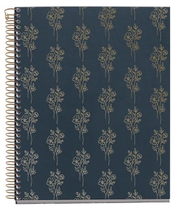 Notebook Mr British Bloom A5 Ruled 4Sub 100Sh 70G Spiral Bouquets 4048
