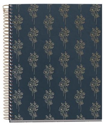 Notebook Mr British Bloom A5 Ruled 4Sub 100Sh 70G Spiral Bouquets 4048