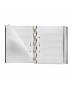 Notebook Mr British Bloom A5 Ruled 4Sub 100Sh 70G Spiral Bouquets 4048