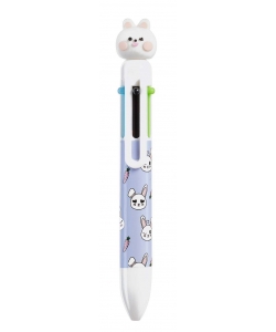 Pen Ballpoint Mr Back 2 Fun Retractable 6 Colors Lavender 11916