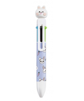 Pen Ballpoint Mr Back 2 Fun Retractable 6 Colors Lavender 11916