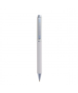 Pen Ballpoint Mr Back 2 Basics 1.0Mm Retractable Metallic Grey 11974