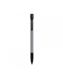 Pen Ballpoint Mr Back 2 Basics 1.0Mm Retractable Metallic Black 11973