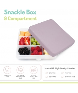 SNACKLE BOX MELII 9 COMP. REMOVABLE 900 ML WISTERIA 24430